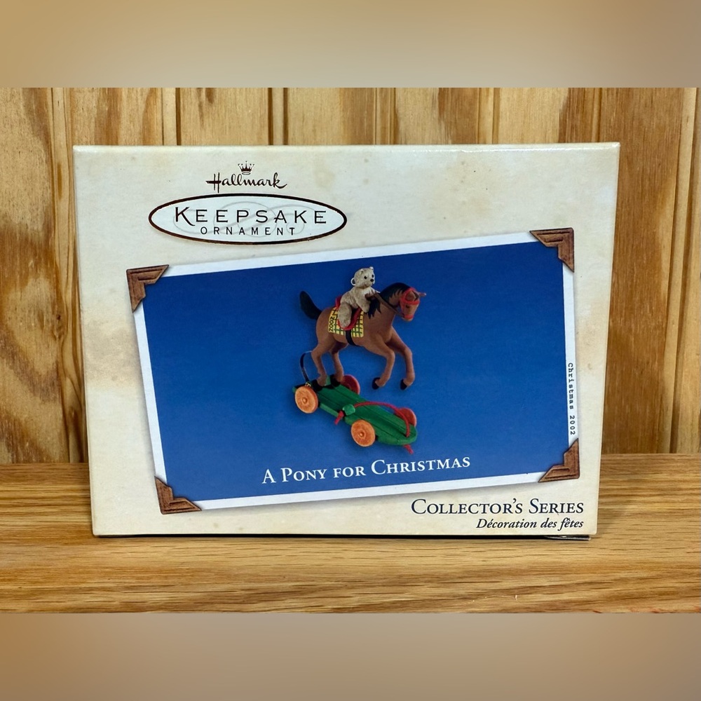 Hallmark Keepsake Ornament - A Pony for Christmas, 2002
